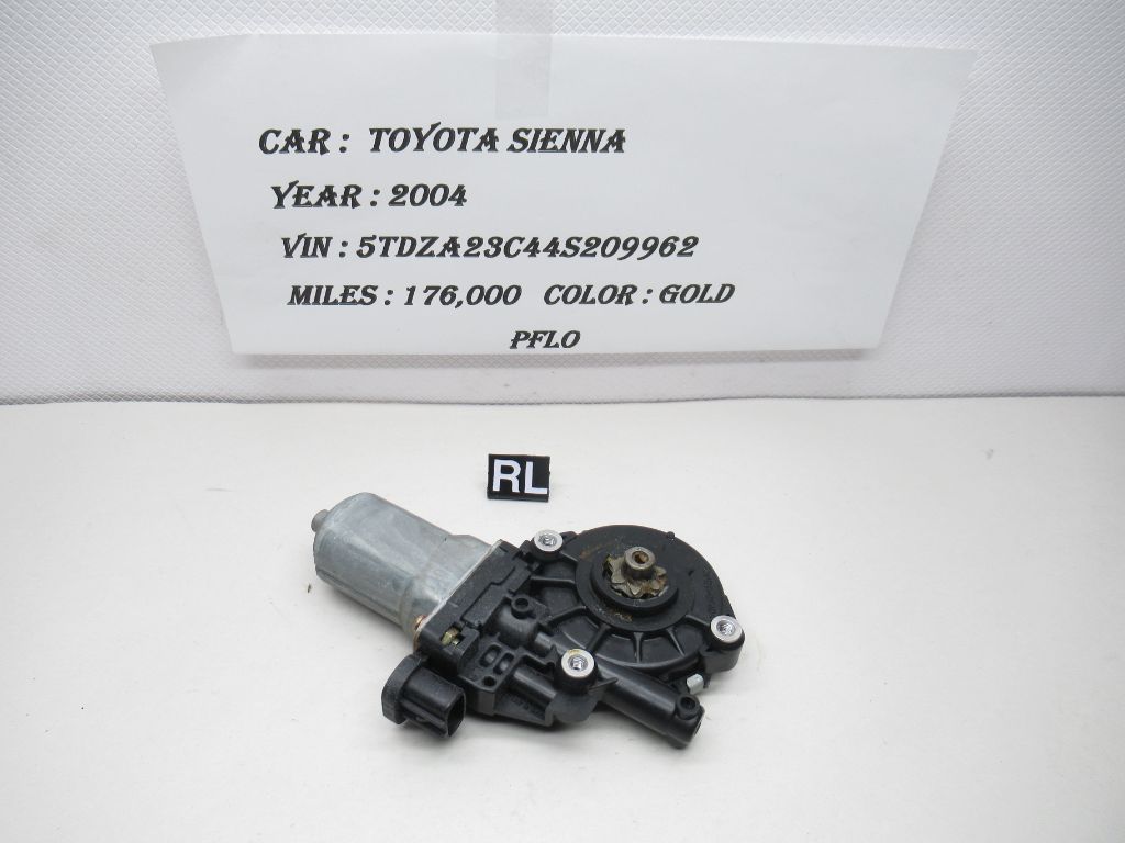 2004-2010 Toyota Sienna Left Rear Side Power Window Motor 422520-10300 OEM