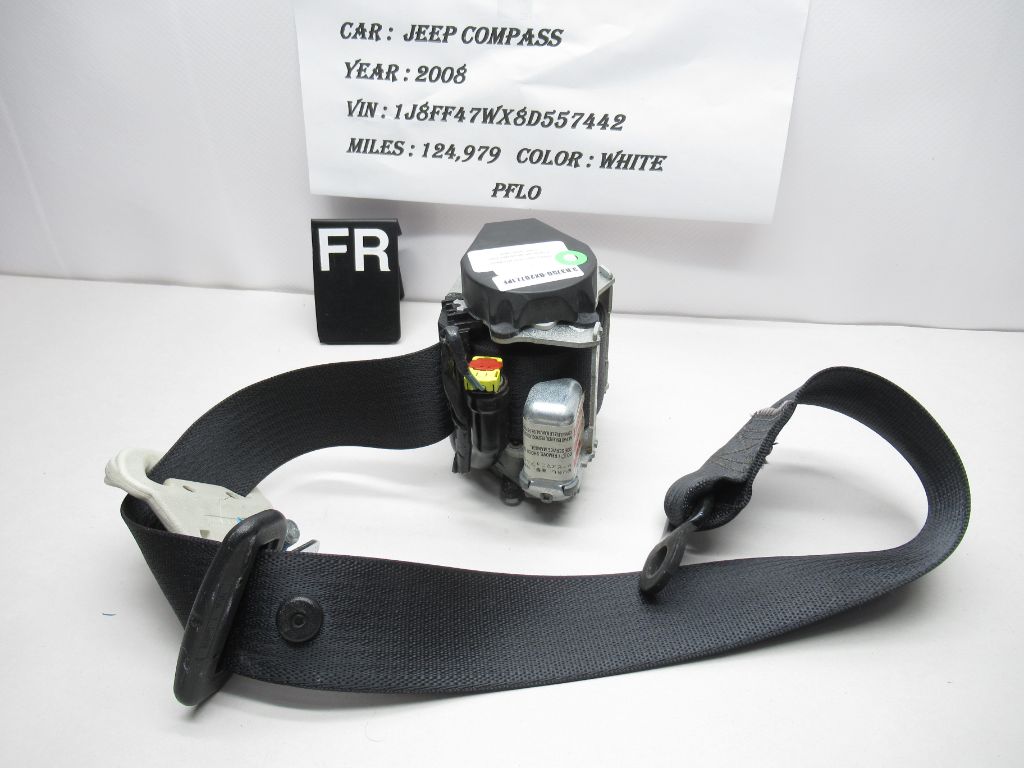 07-08 Dodge Caliber Compass Front Right Seat Belt Retractor 6050314-00A OEM