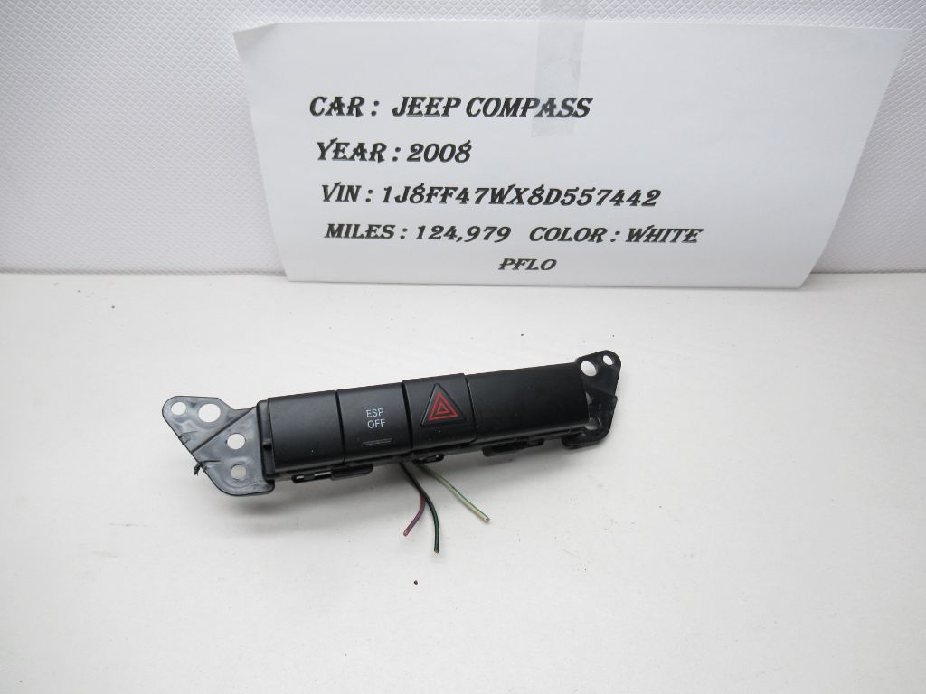 2007-2008 Jeep Compass Hazard Switch Button P04602728AD OEM