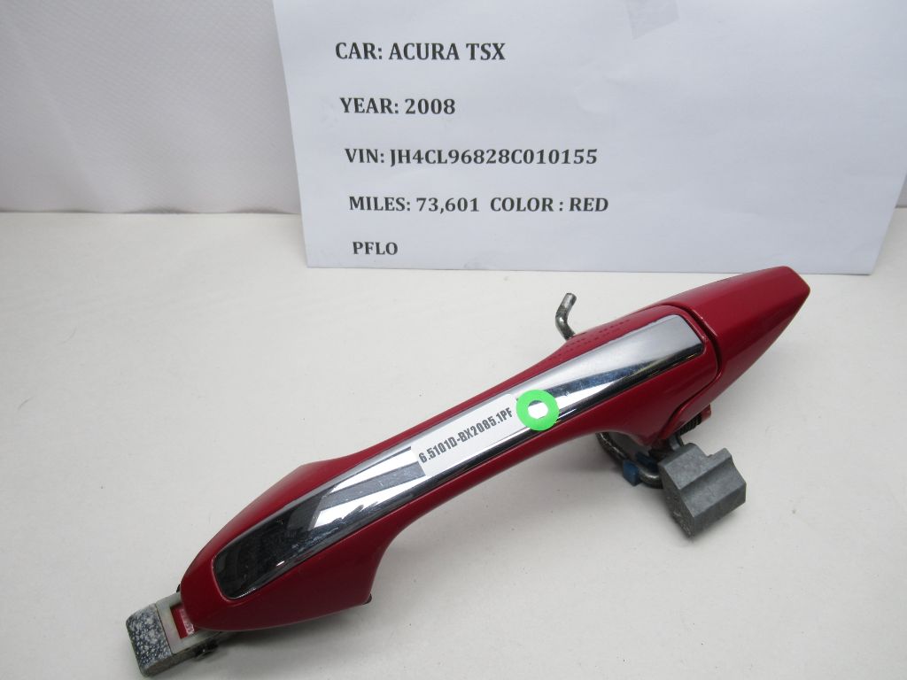 2004-2008 Acura TSX Right Rear Exterior Door Handle Milano Red 72640-SEC-A01 OEM