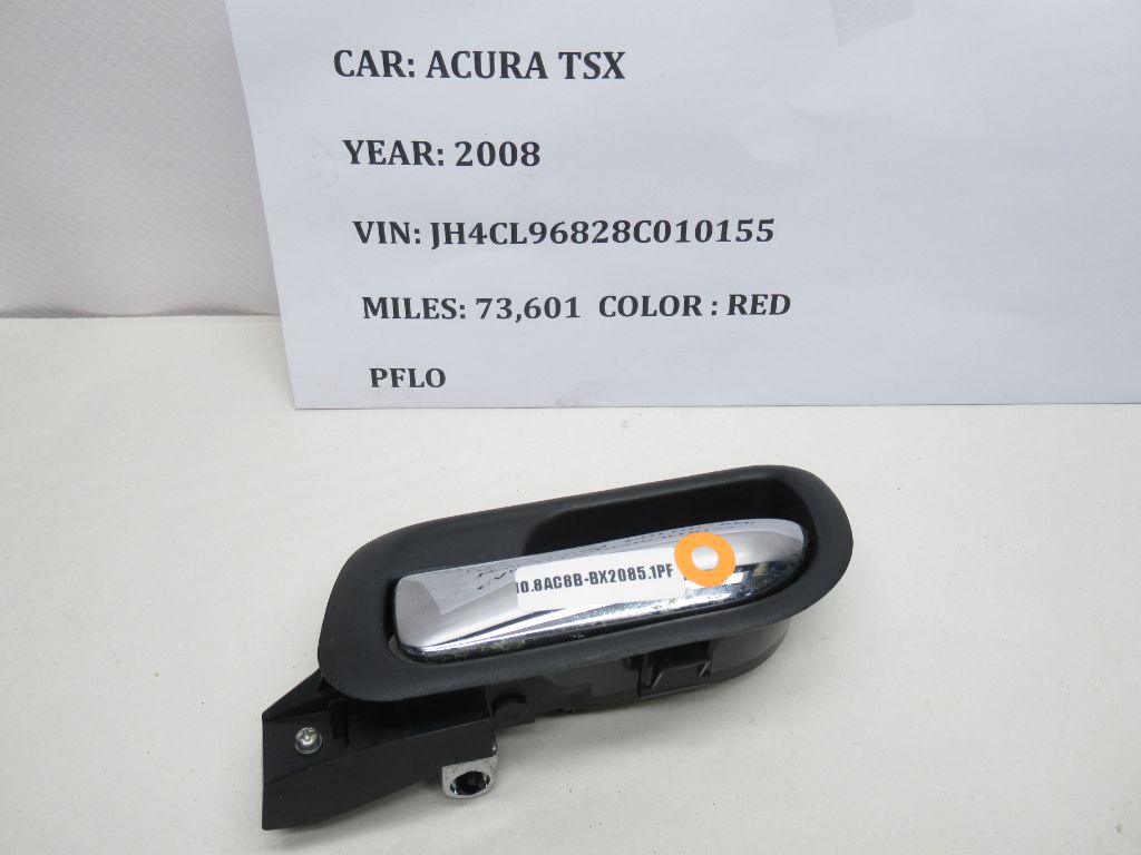 04-08 Acura TSX  Left Rear Driver Interior Door Pull Handle 72160-SEA-013ZA OEM