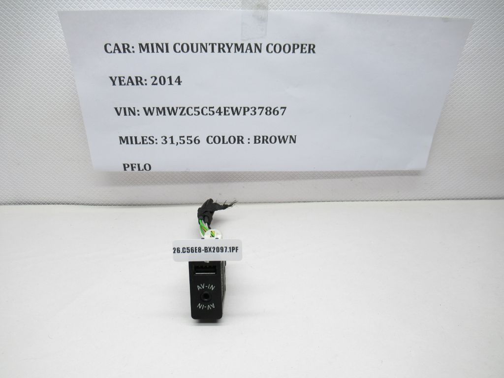 2011-2016 Mini Cooper Countryman Socket Connector 84109264966 OEM