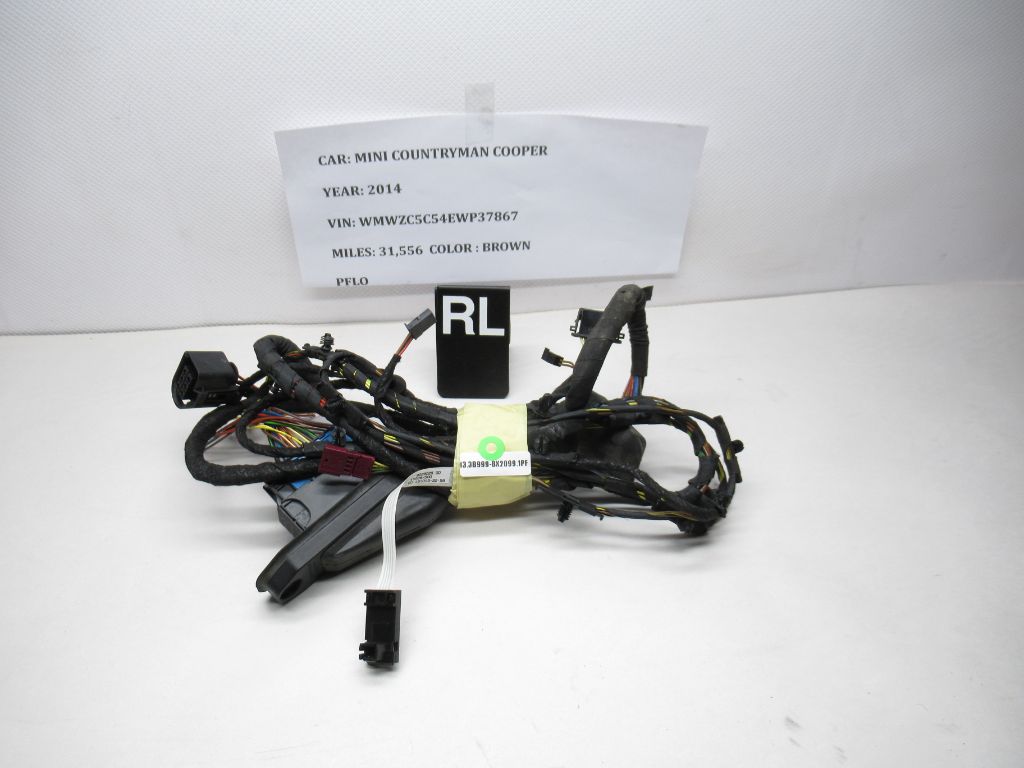 2014 Mini Cooper Countryman Rear Left Door Wiring Harness 9811219 OEM