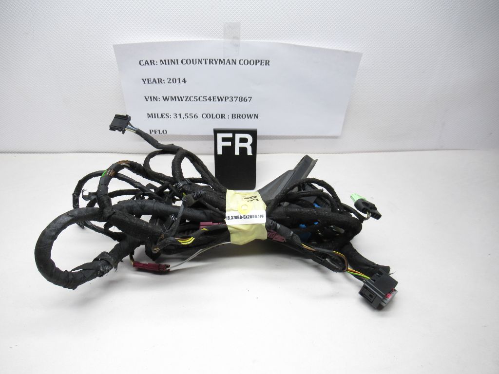 2014 Mini Cooper Countryman Front Right Door Wiring Harness 9811218 OEM