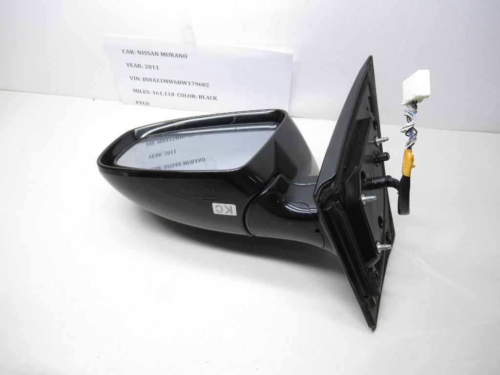 2009-2014 Nissan Murano Left Hand View Power Door Mirror 96302-1AA0C OEM