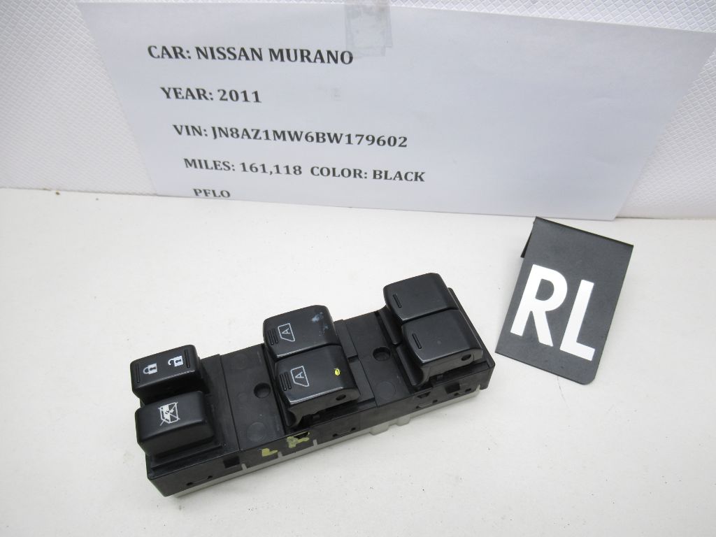 2009-14 Nissan Murano Left Rear Door Master Power Window Switch 25401-1AA0C OEM