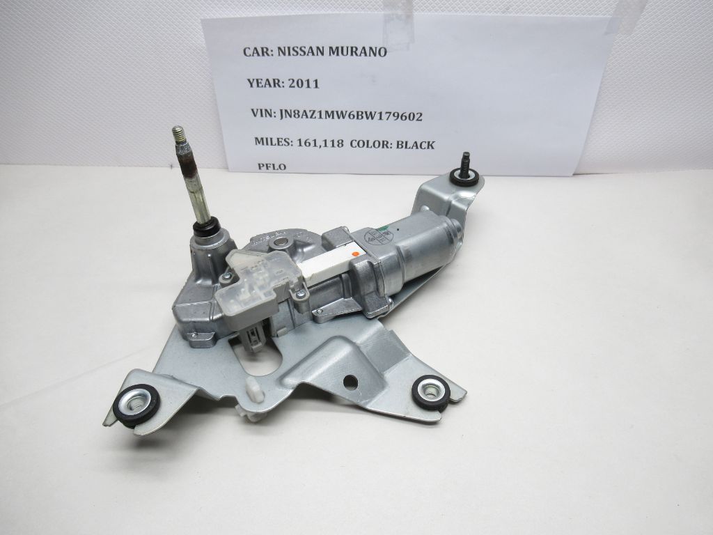 2009 - 2014 Nissan Murano Rear Wiper Motor A2656-845 OEM