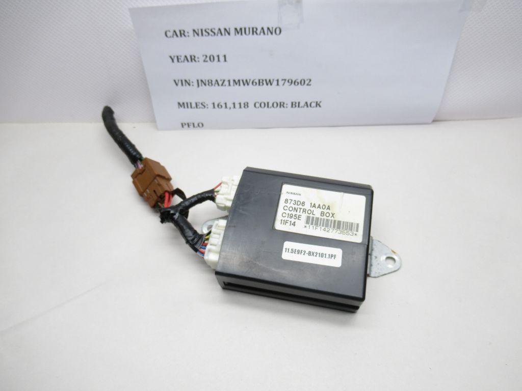 2009-2014 Nissan Murano Rear Seat Control Unit Module 873D61AA0A OEM