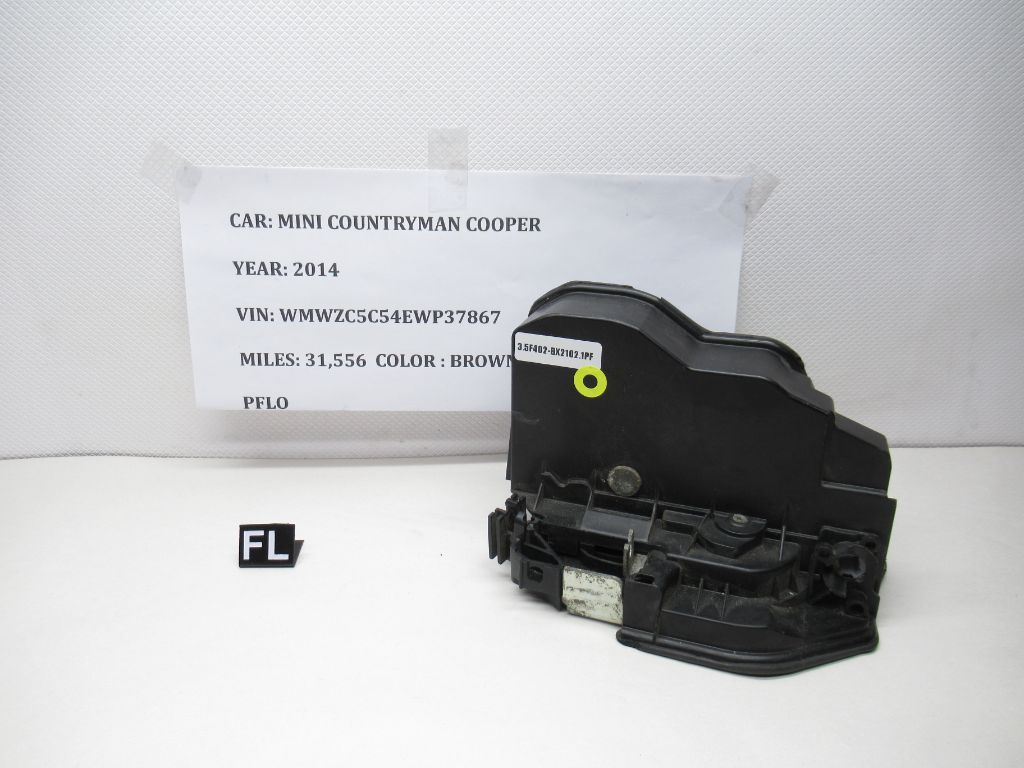 13-14 Mini Cooper Countryman Front Left Door Lock Latch Actuator I120085 OEM