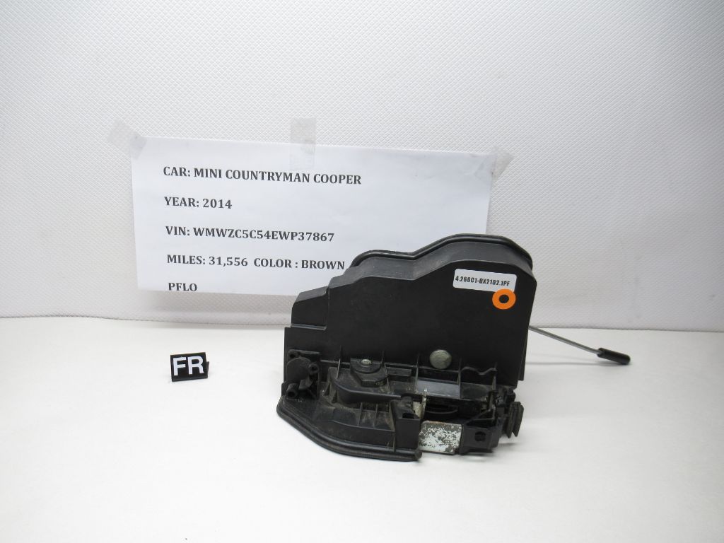 13-14 Mini Cooper Countryman Front Right Door Lock Latch Actuator I120085 OEM