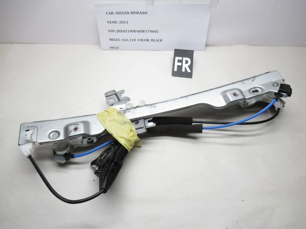 2010-2014 NISSAN MURANO Front Right Door Window Regulator 807741AA0A OEM