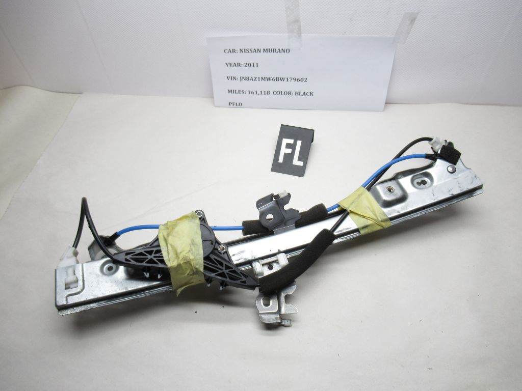 09-14 NISSAN MURANO Front Left Door Window Control Regulator 80721-1AA0A OEM