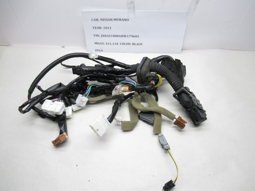 09-14 NISSAN MURANO Front Left Door Wiring Harness 24125 1aa2a OEM