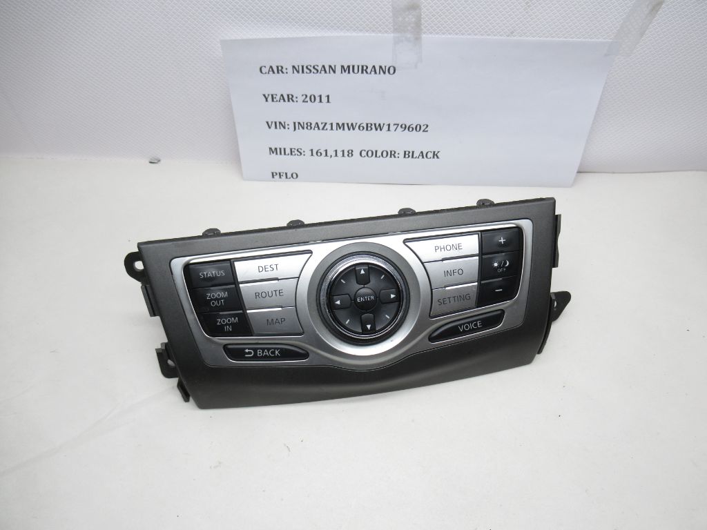 09-14 Nissan Murano Navigation GPS Radio Control Panel 1AA0B-210151 OEM