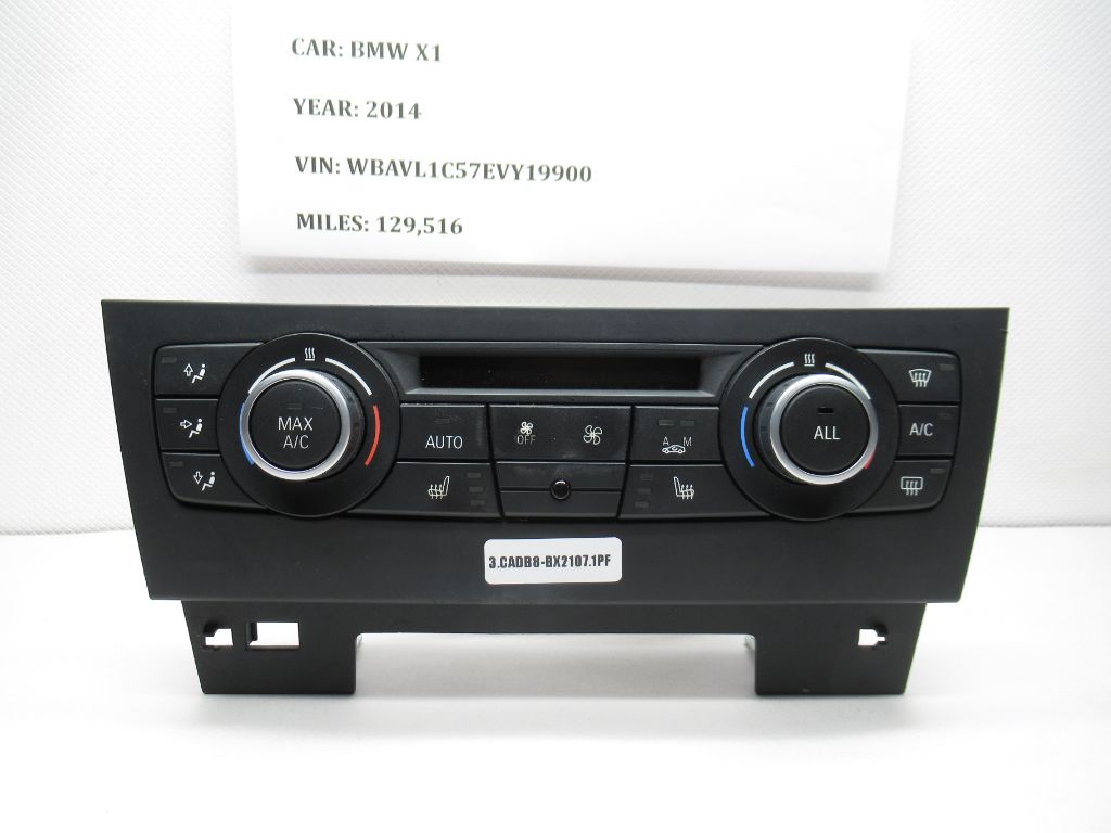 2012-2014 BMW X1 AC Heater Climate Control Temperature 64119292262-02 OEM