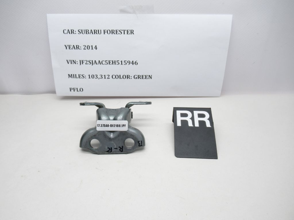 2014 Subaru Forester Door Upper Hinge Support RR A050035 OEM