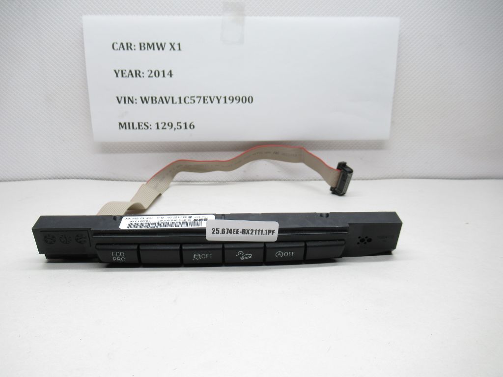 2012-2015 BMW X1  Center Console Multi Switch 61319249507 OEM