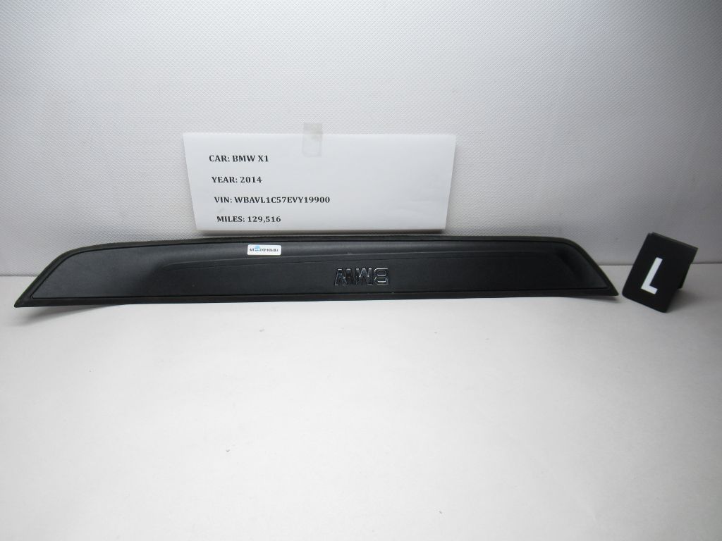 2013-2015 BMW X1  Front Left Door Sill / Scuff Plate 2990843 OEM