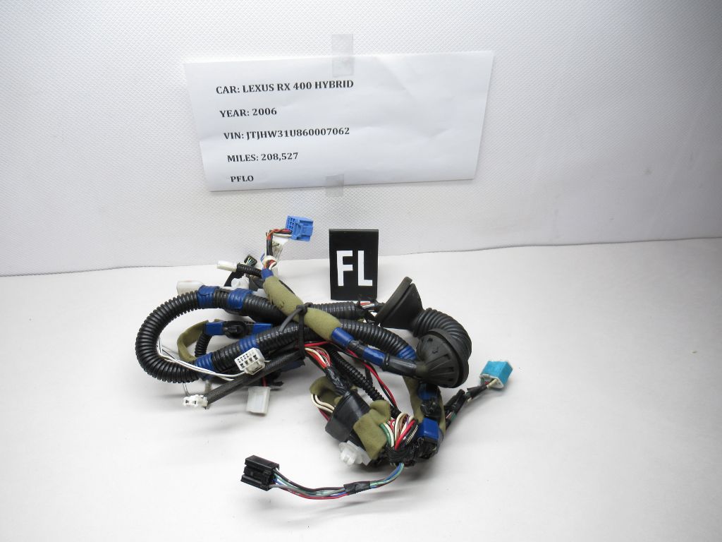 2006 -2008 LEXUS RX400H HYBRID Front Left Door Wiring Harness 82152-48140 OEM