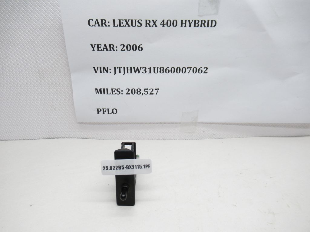 2006-2008 Lexus RX400 Glove Box Lamp Button Switch Glovebox Light 166-76447 OEM