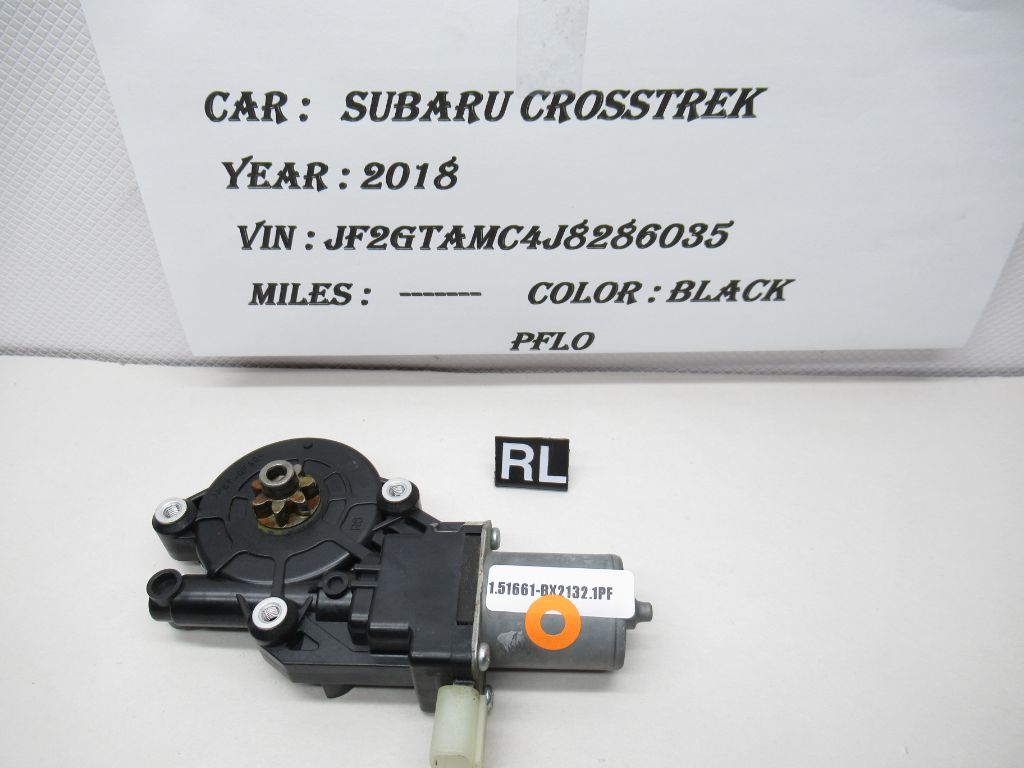 2018-2021 SUBARU CROSSTREK Left Rear Door Window Motor 62188FL010 OEM