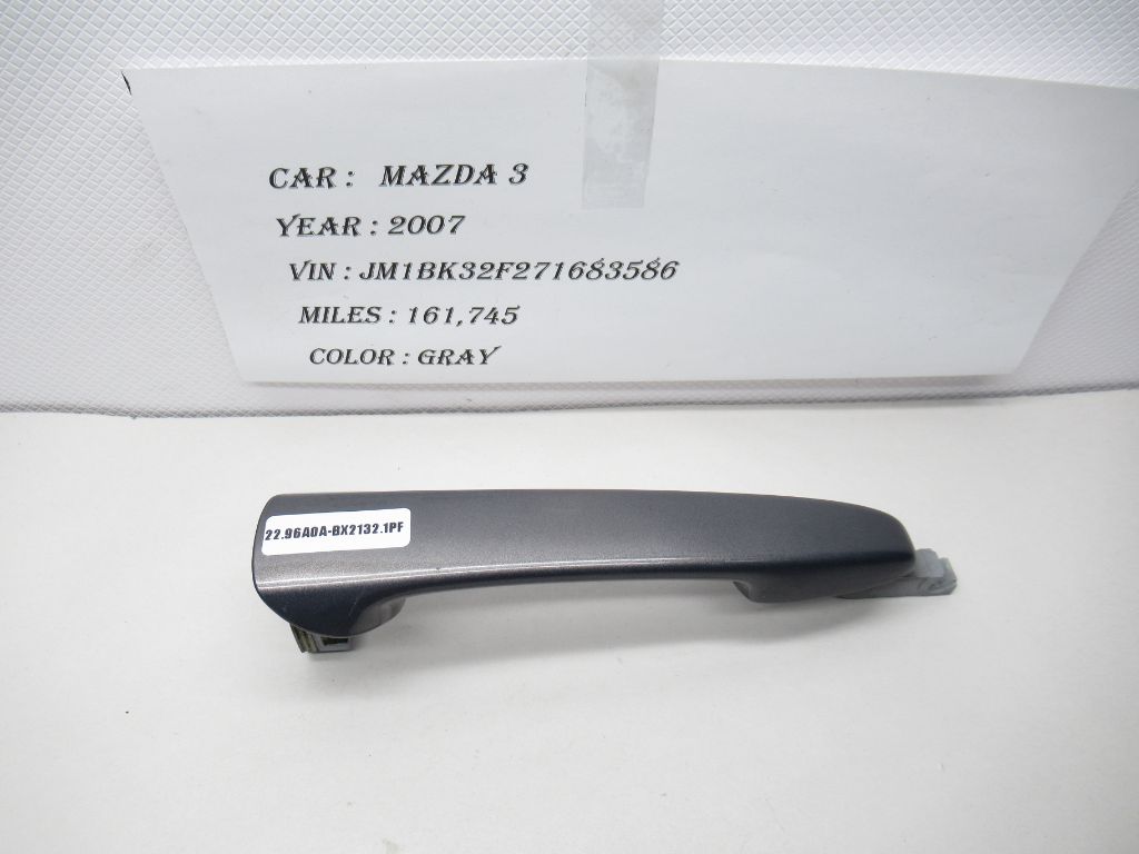 07-09 Mazda 3 Rear Left Door Exterior Handle OEM