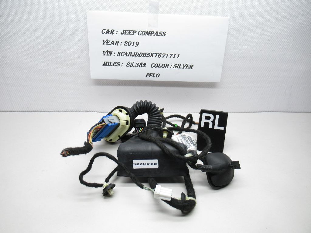 2017-2021 Jeep Compass Rear Left Side Door Wiring Harness P68409207AB OEM