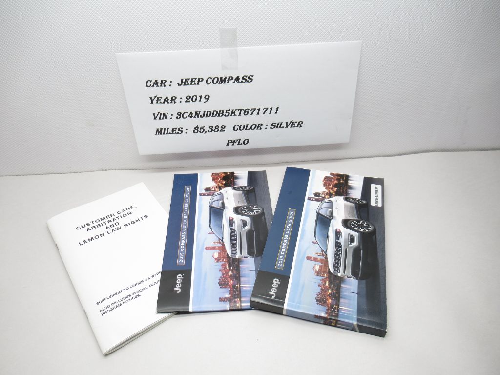 2019 Jeep Compass Owners Manual Set OEM