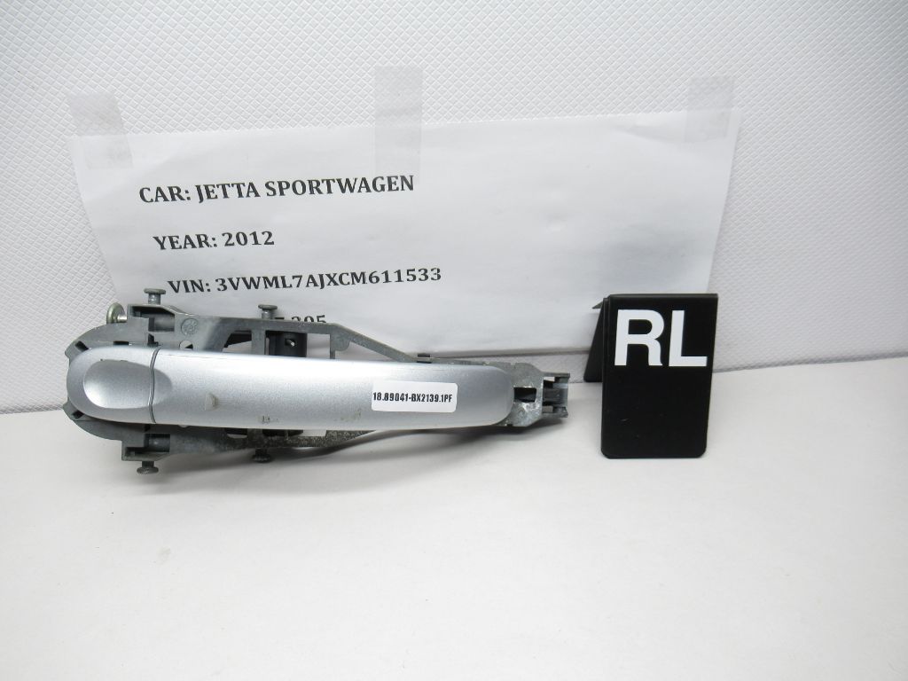 11-18 Volkswagn Jetta Sportwagen RearLeft Door Exterior Handle 1K0837885 OEM