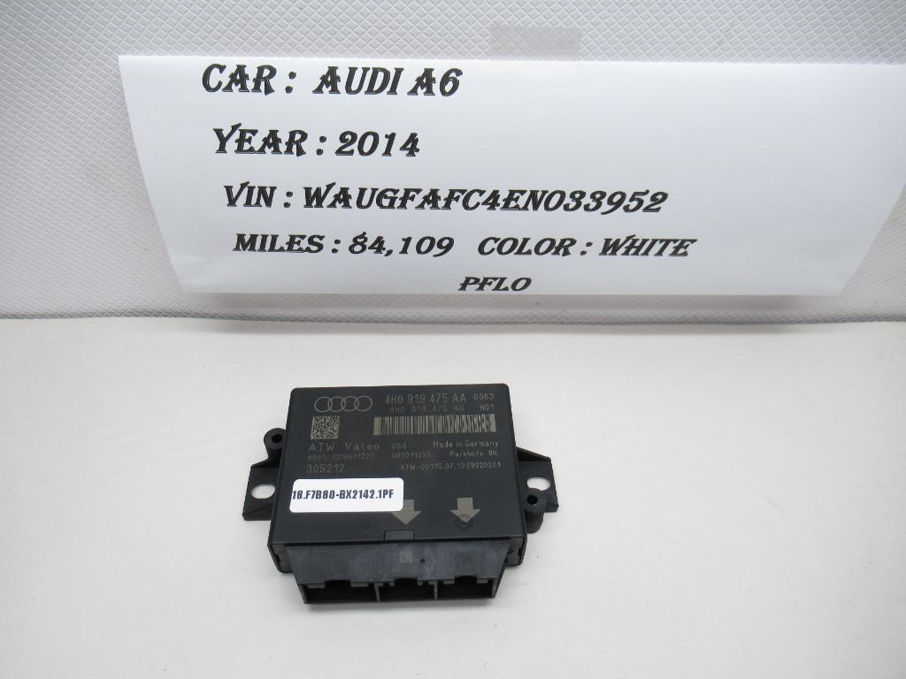 2012-2018 AUDI A6 Parking Assist Control Module 4H0919475AA OEM