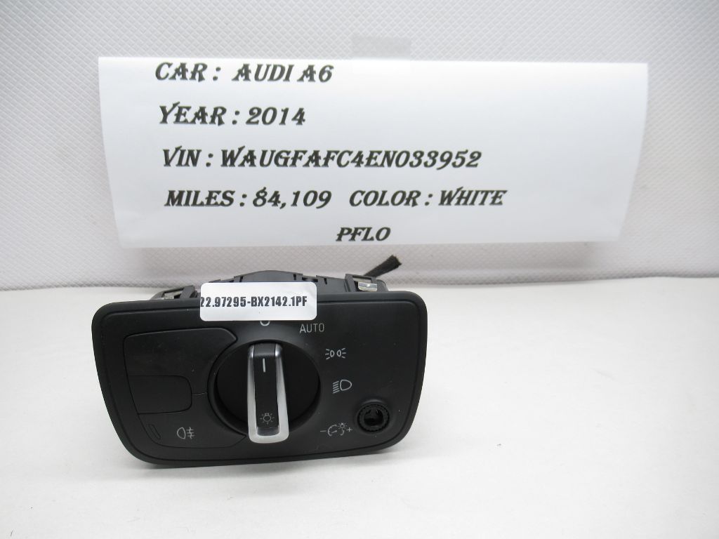 2012-2015 AUDI A6 Headlight / Fof Light Switch 4G0941531D OEM