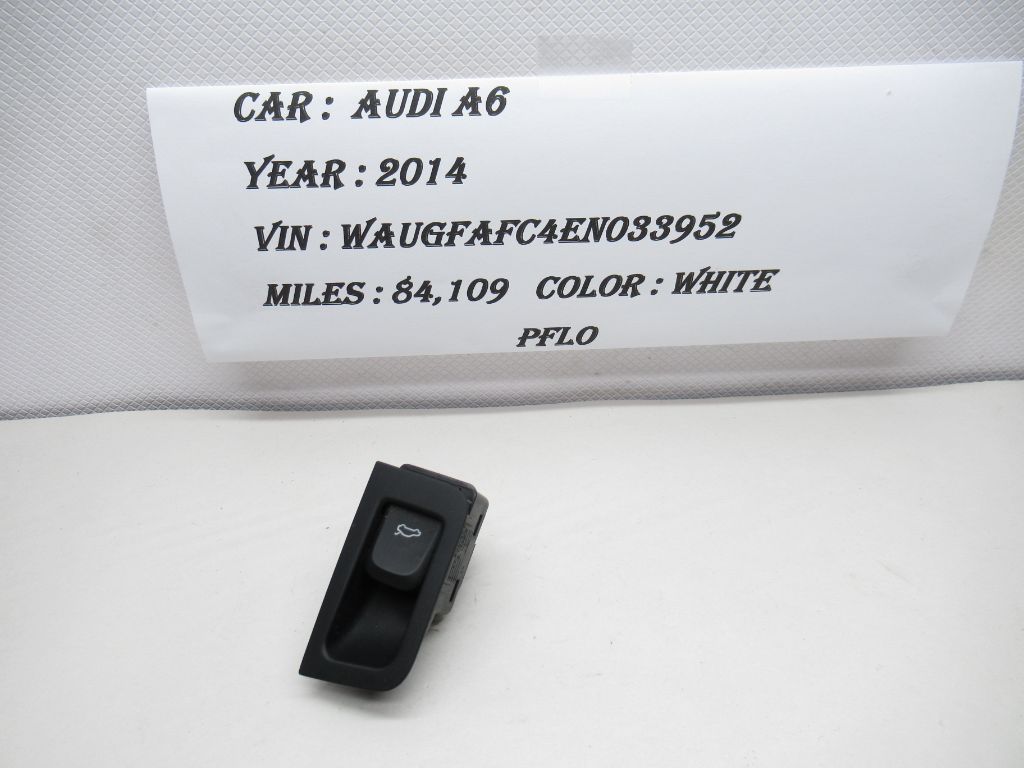 2012-2018 Audi A6 - Trunk Release Switch Button 4H0959831A OEM