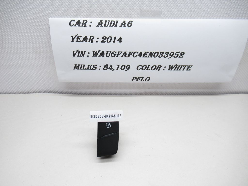 2012-2018 Audi A6 Left Rear  Door Lock Switch 4G0962107 OEM