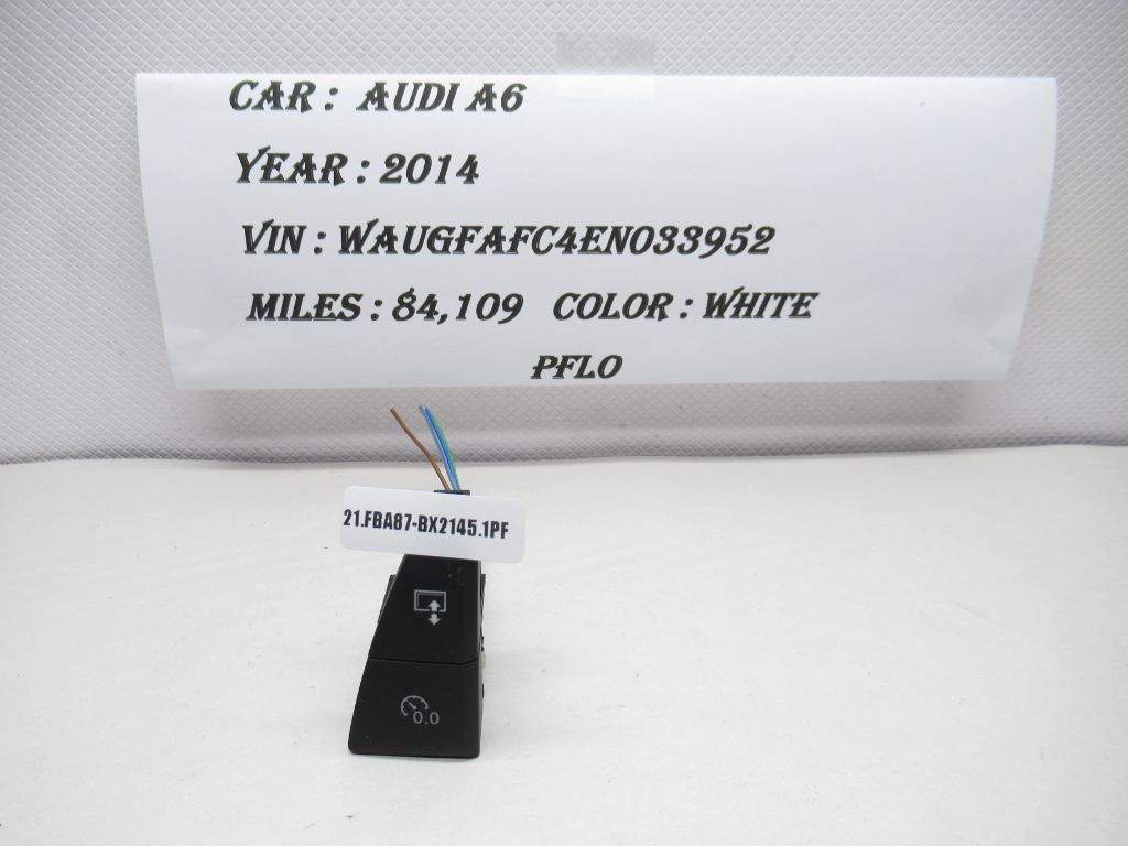 2012-2018 Audi A6 Glove Box Display Switch 4G1927227 OEM