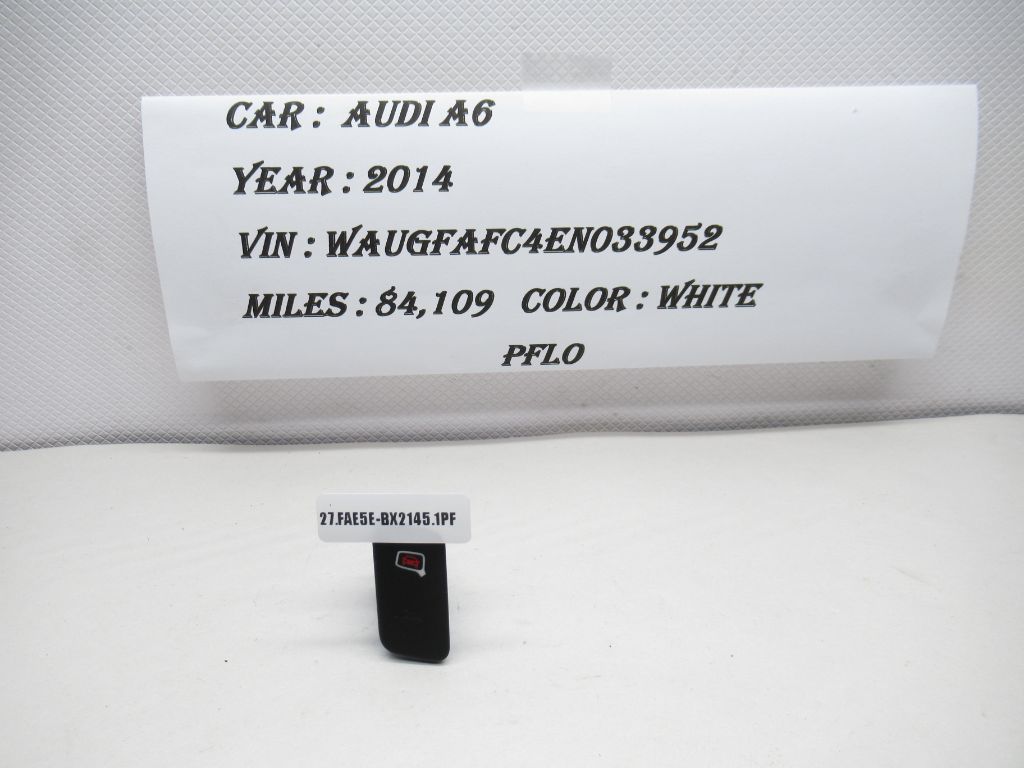 2012-2018 Audi A6 Lane Change Assist Button Switch 4G1927451A OEM