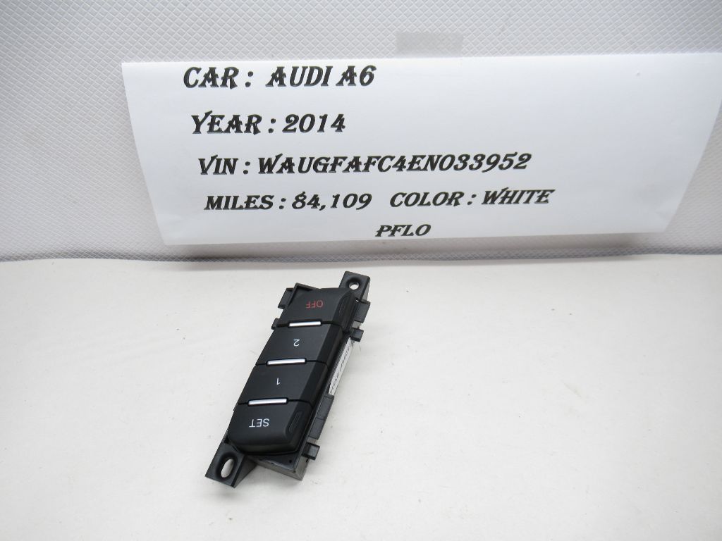 2014 Audi A6 Seat Memory ControL Switch 4G0959769 OEM