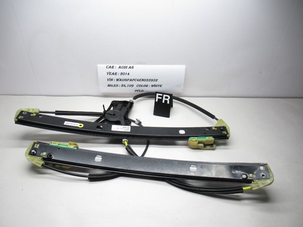 2013-2018 AUDI A6 Front Right Window Regulator 4G0837462 OEM