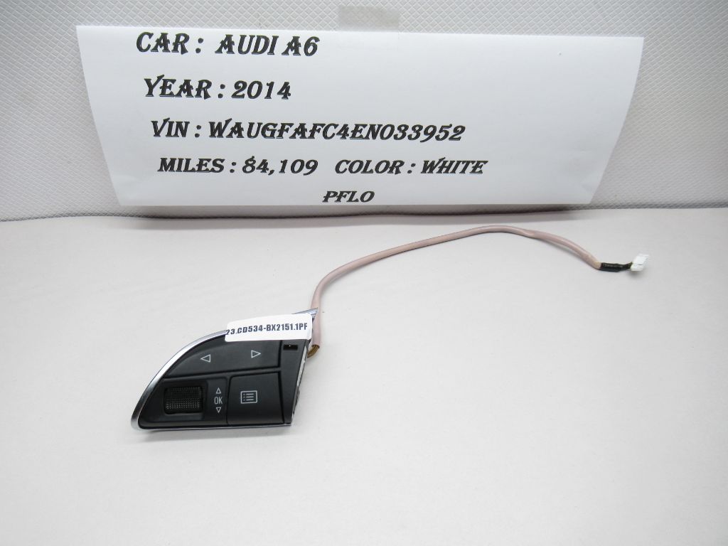 2012-2018 Audi A6 Right Steering Wheel Control Switch 4G0951523H OEM