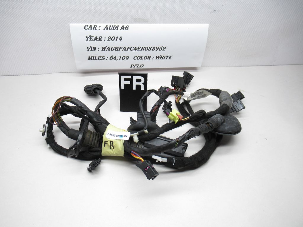 2012-2015 AUDI A6 S6 Front Right Door Wiring Harness 4G5971030EC OEM