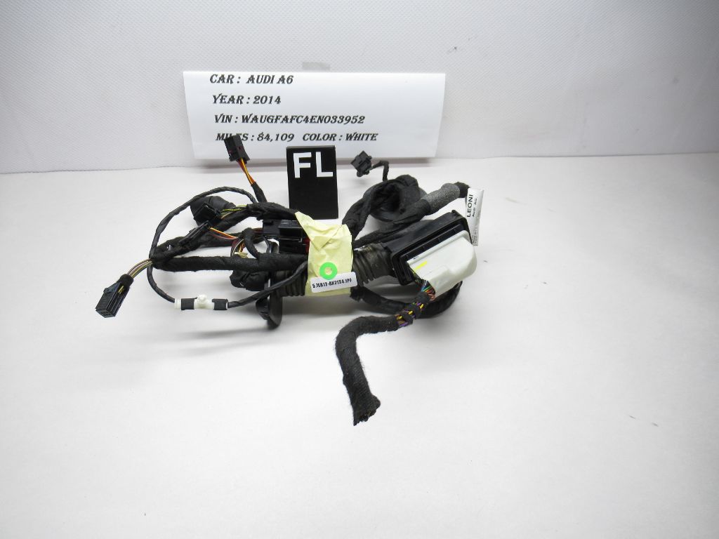 2012-2015 AUDI A6 S6 Front LEFT DOOR Wiring Harness 4G5971029GG OEM