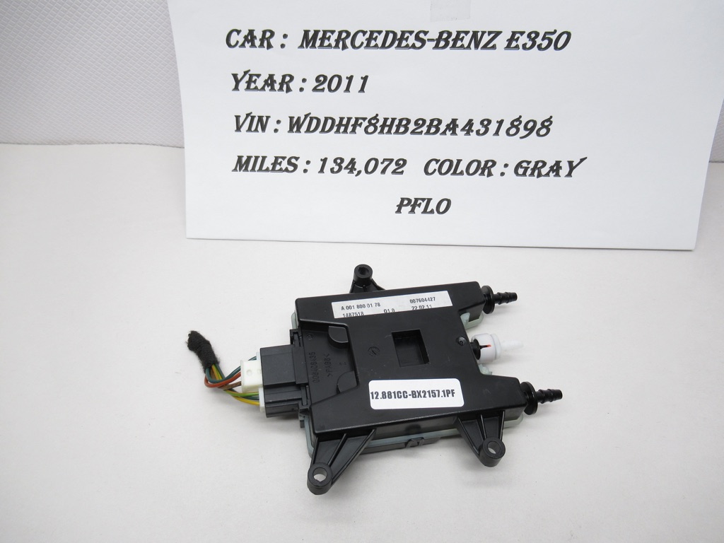 2010-2016 Mercedes-Benz E350 Upper Seat Truss Control Module A001 800 01 78 OEM