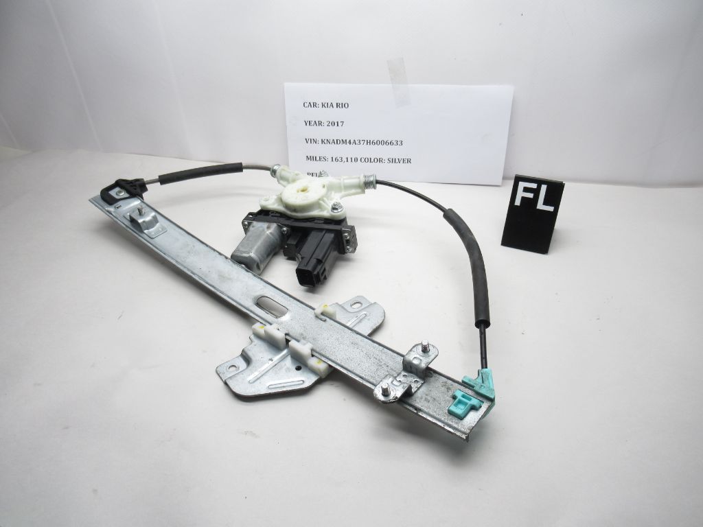 12-17 KIA RIO Front Left Power Window Motor Regulator 82450-1W010 OEM