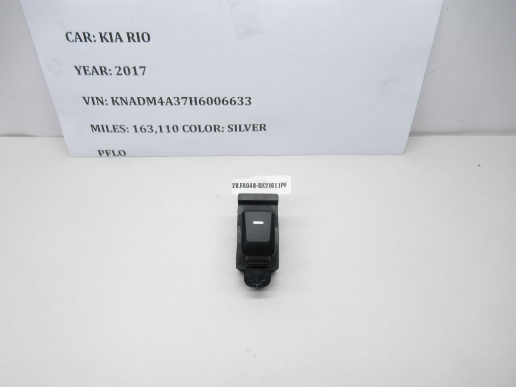 2012-2017 Kia Rio Rear Left Door Power Window Control Switch 93580-1W000 OEM