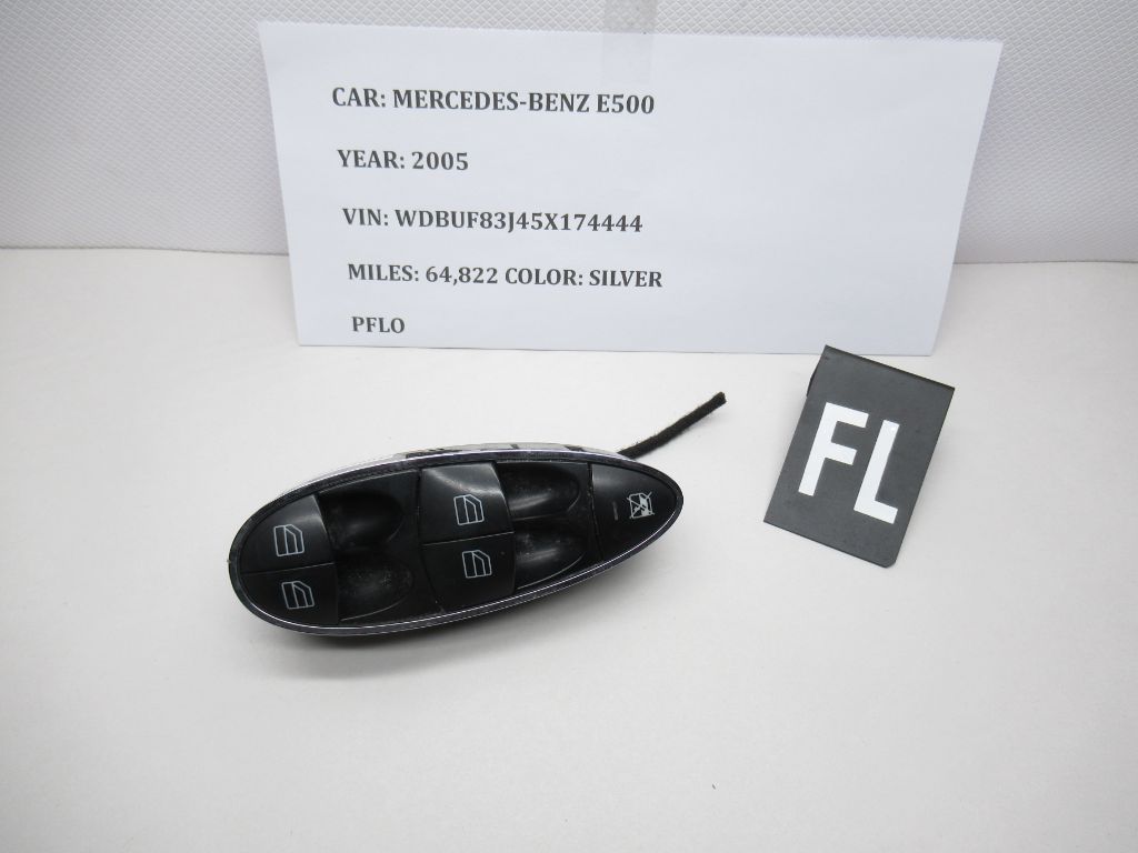 2003-2009 Mercedes-Benz E500 Left Front  Side Window Switch A2118213679 OEM