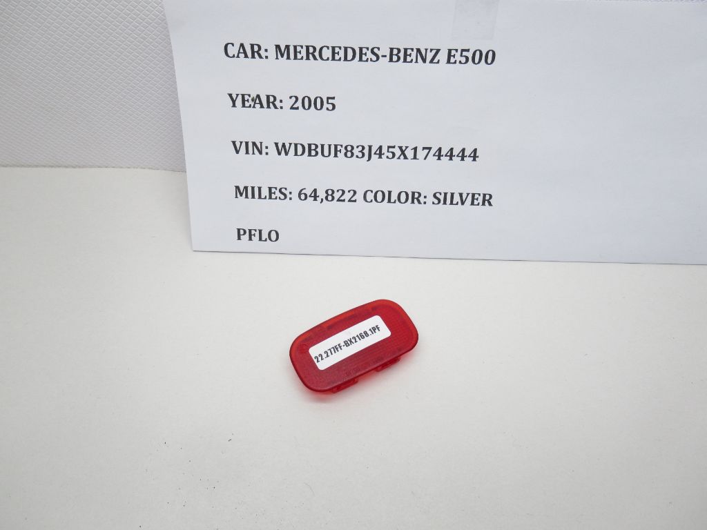 2003-2009 Mercedes-Benz E500 Door Reflector Lens Red Light 2118250510 OEM