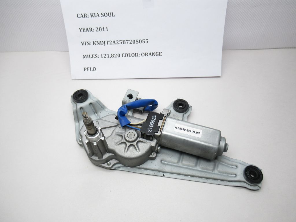 2010-2013 Kia Soul Rear Hatch Windshield Wiper Motor 98700-2K000 OEM