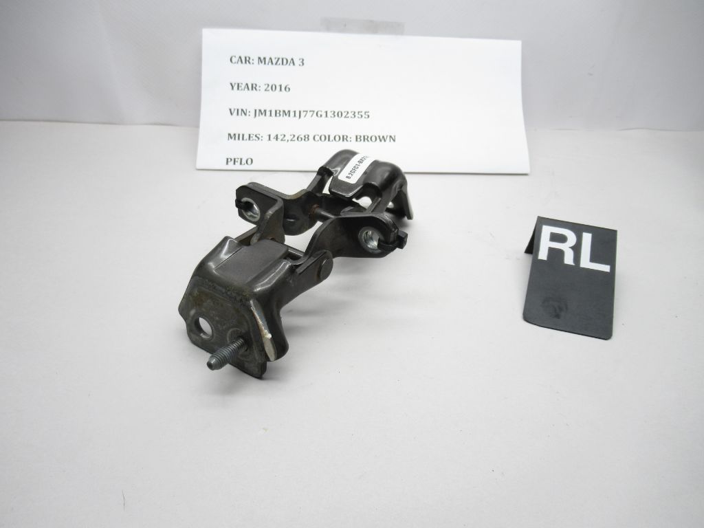 2014-2018 Mazda 3 Rear Left Side Door Hinge Upper & Lower Set D46173240B OEM