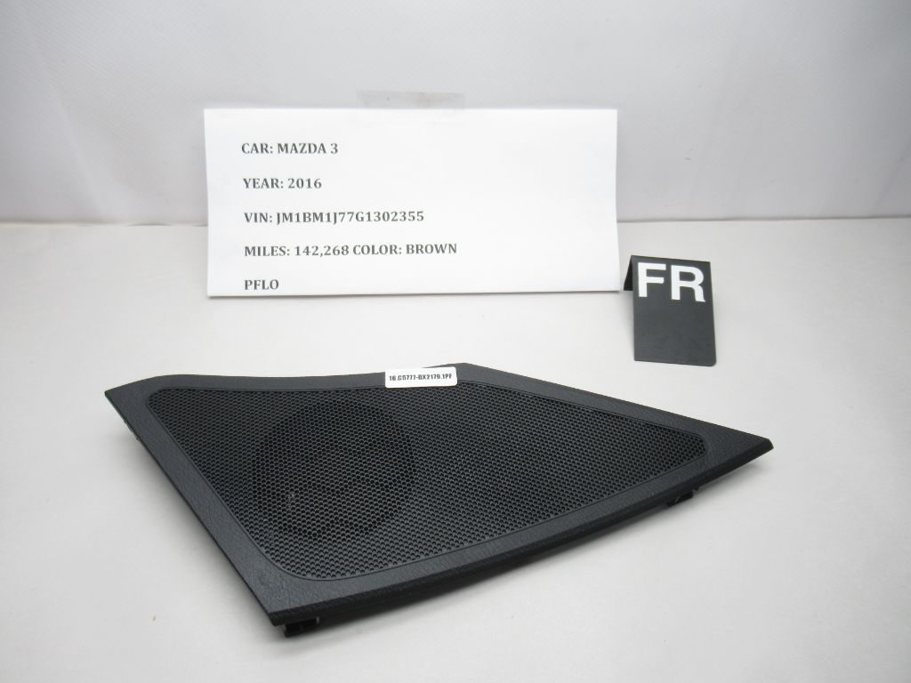 2014-2016 Mazda 3 Front Right Dash Speaker Cover Grille BHN1-60811 OEM
