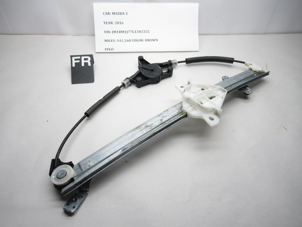 16-18 Mazda 3 Power Electric Window Regulator FR BJS773590 OEM