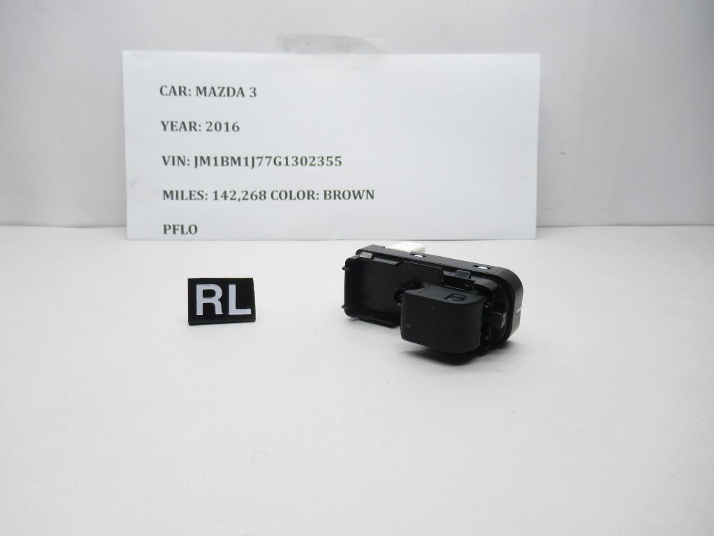 2016-2018 Mazda 3 Window Control Switch RL KD3566370A OEM